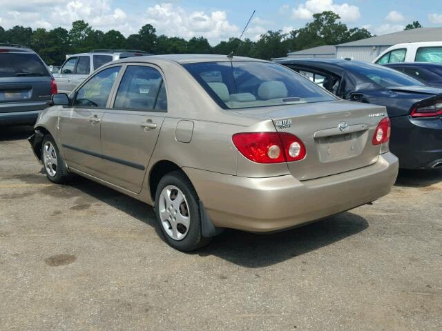 1NXBR32E36Z680191 - 2006 TOYOTA COROLLA CE TAN photo 3