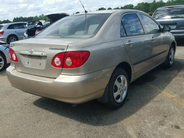 1NXBR32E36Z680191 - 2006 TOYOTA COROLLA CE TAN photo 4