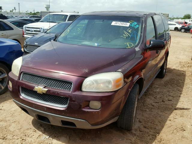 1GNDV23138D203253 - 2008 CHEVROLET UPLANDER L MAROON photo 2