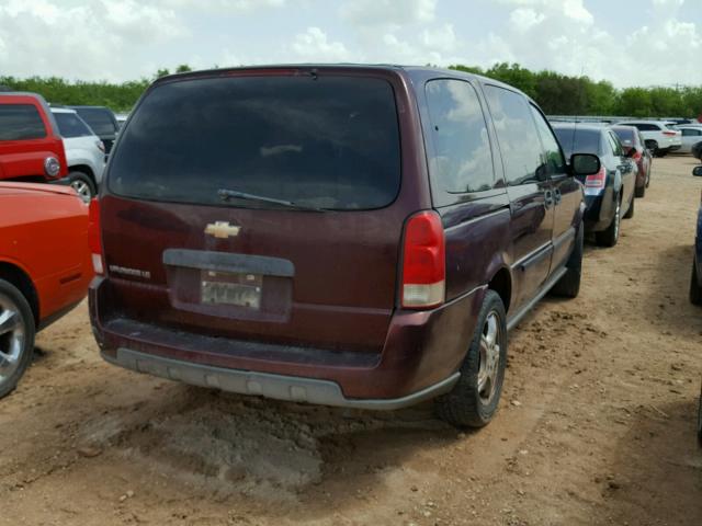 1GNDV23138D203253 - 2008 CHEVROLET UPLANDER L 栗色 照片 4