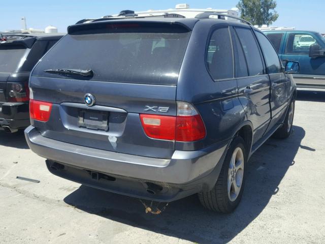 5UXFA53562LP49929 - 2002 BMW X5 3.0I GRAY photo 4