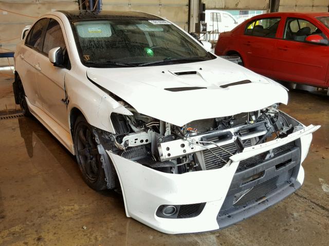 JA32W8FV5FU006207 - 2015 MITSUBISHI LANCER EVO WHITE photo 1