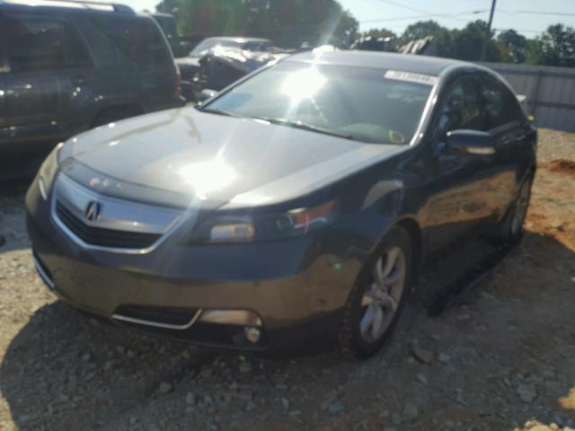 19UUA8F20CA036261 - 2012 ACURA TL GRAY photo 2