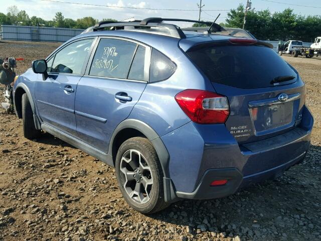 JF2GPAVC8D2212675 - 2013 SUBARU XV CROSSTR BLUE photo 3