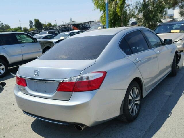 1HGCR2F36FA124732 - 2015 HONDA ACCORD LX SILVER photo 4