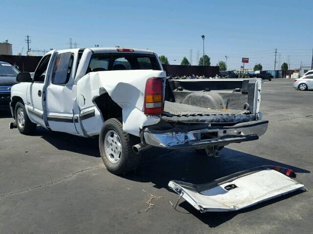 2GCEC19T221418406 - 2002 CHEVROLET SILVERADO WHITE photo 3