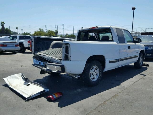 2GCEC19T221418406 - 2002 CHEVROLET SILVERADO WHITE photo 4