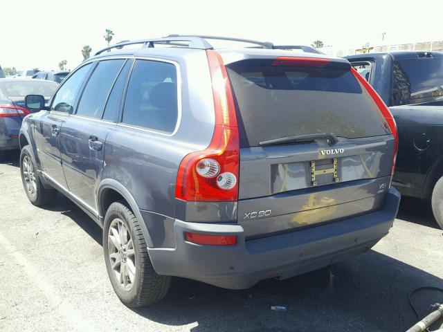 YV1CZ852651179460 - 2005 VOLVO XC90 V8 GRAY photo 3