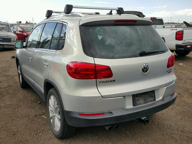 WVGBV7AX0DW555690 - 2013 VOLKSWAGEN TIGUAN BEIGE photo 3