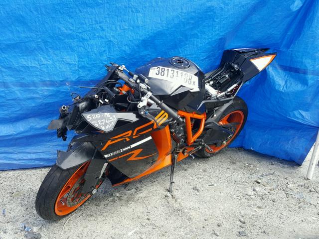 VBKVR9403BM981364 - 2011 KTM 1190 RC8 ORANGE photo 2