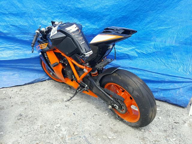 VBKVR9403BM981364 - 2011 KTM 1190 RC8 ORANGE photo 3