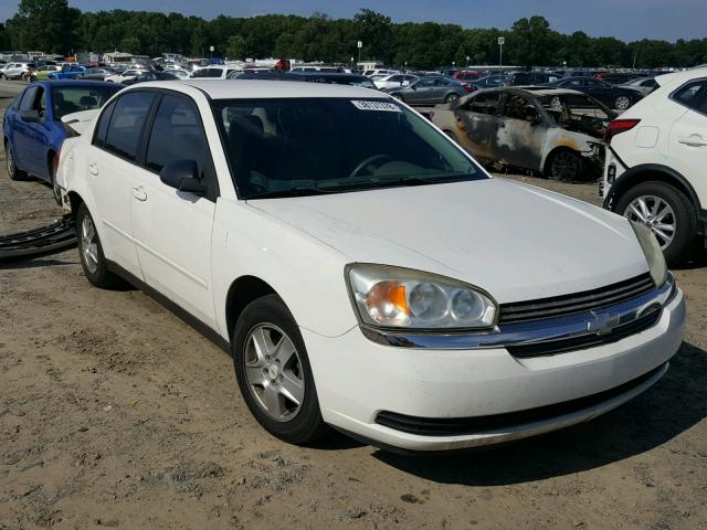1G1ZT54895F114197 - 2005 CHEVROLET MALIBU LS WHITE photo 1