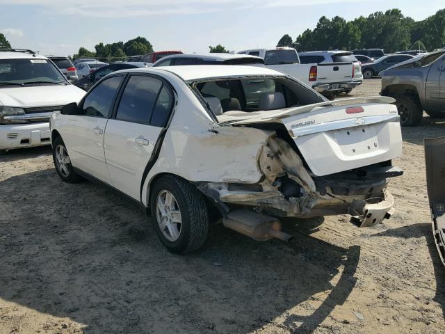 1G1ZT54895F114197 - 2005 CHEVROLET MALIBU LS WHITE photo 3