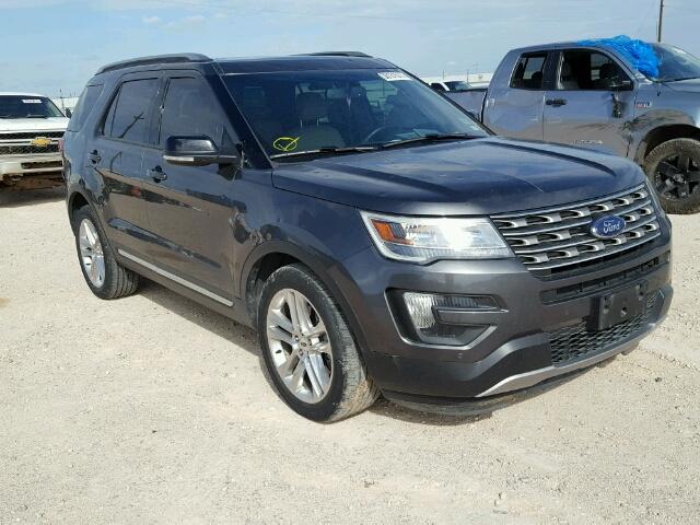 1FM5K7D86GGA06987 - 2016 FORD EXPLORER X GRAY photo 1