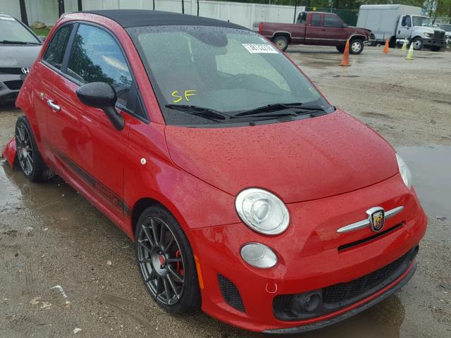 3C3CFFJH5DT670403 - 2013 FIAT 500 ABARTH RED photo 1