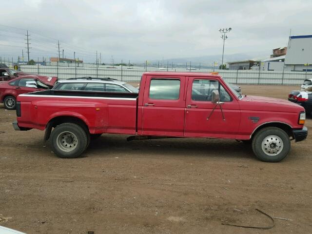 1FTJW35F9SEA38172 - 1995 FORD F350 RED photo 9