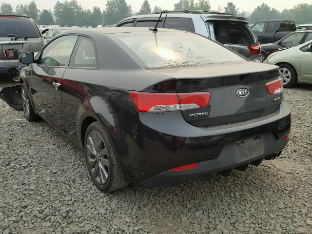 KNAFW6A3XC5641732 - 2012 KIA FORTE BLACK photo 3