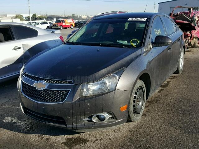 1G1PC5SB0E7122818 - 2014 CHEVROLET CRUZE LT CHARCOAL photo 2