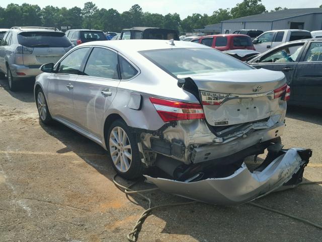 4T1BK1EB1DU026488 - 2013 TOYOTA AVALON BAS SILVER photo 3