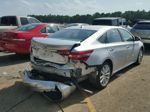4T1BK1EB1DU026488 - 2013 TOYOTA AVALON BAS SILVER photo 4