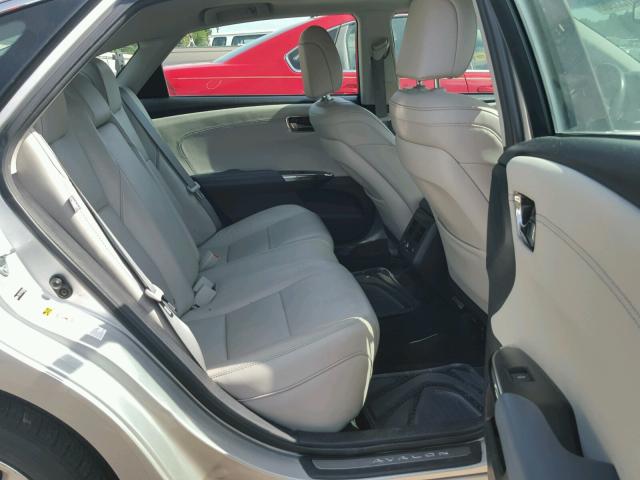 4T1BK1EB1DU026488 - 2013 TOYOTA AVALON BAS SILVER photo 6