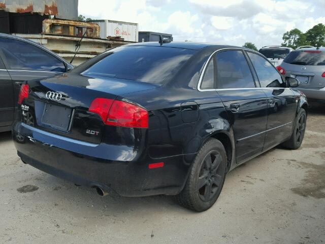 WAUAF78E76A093742 - 2006 AUDI A4 2.0 TUR BLACK photo 4