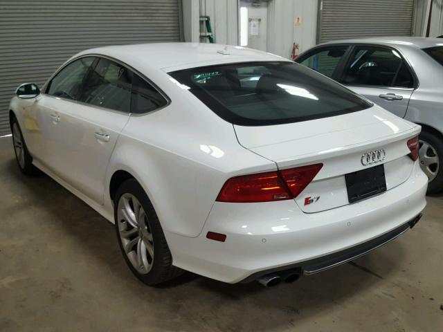 WAU32AFC2DN074167 - 2013 AUDI S7 PRESTIG WHITE photo 3