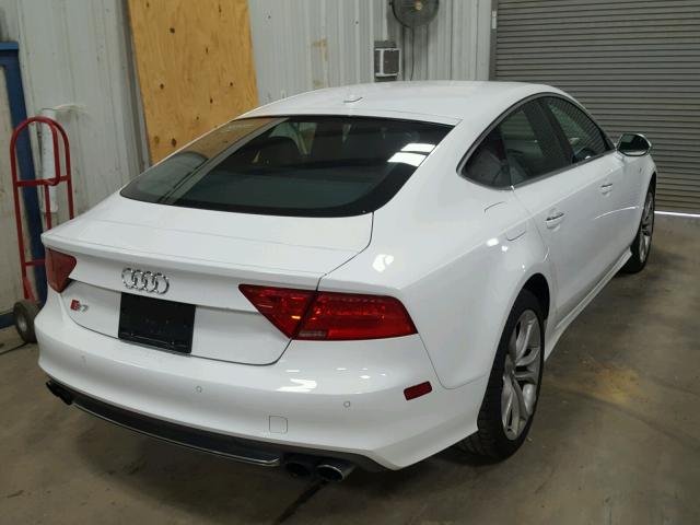 WAU32AFC2DN074167 - 2013 AUDI S7 PRESTIG WHITE photo 4