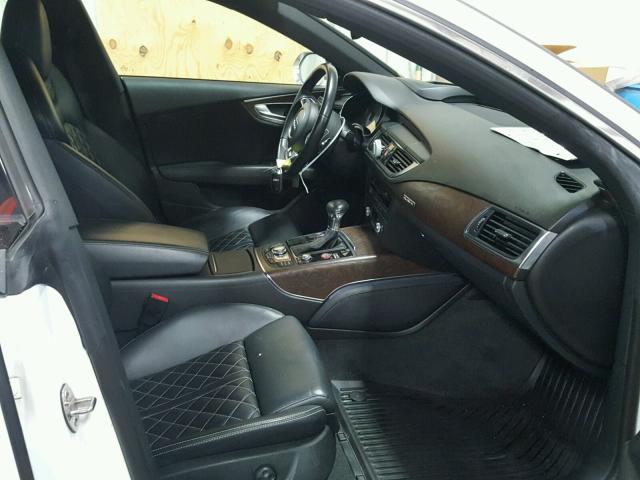 WAU32AFC2DN074167 - 2013 AUDI S7 PRESTIG WHITE photo 5