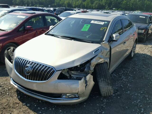 1G4GB5G36FF119274 - 2015 BUICK LACROSSE TAN photo 2