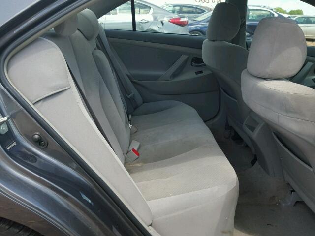4T1BE46K69U400799 - 2009 TOYOTA CAMRY BASE გრაფიტი ფოტო 6
