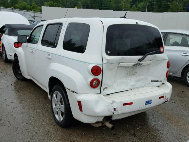 3GNCA13B19S512540 - 2009 CHEVROLET HHR LS Blanco foto 3