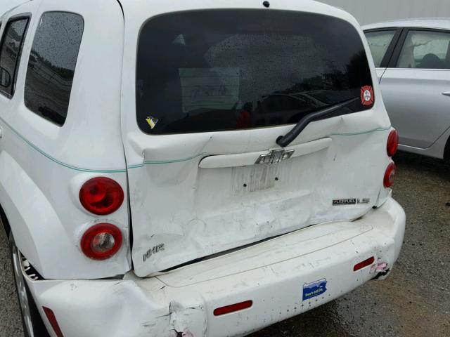 3GNCA13B19S512540 - 2009 CHEVROLET HHR LS Blanco foto 9