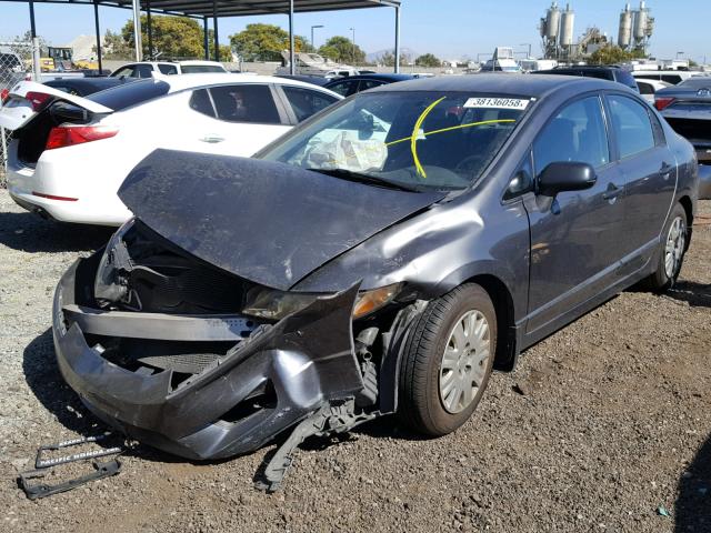 2HGFA1F33AH582379 - 2010 HONDA CIVIC VP SILVER photo 2