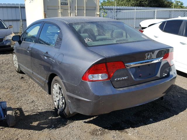 2HGFA1F33AH582379 - 2010 HONDA CIVIC VP SILVER photo 3