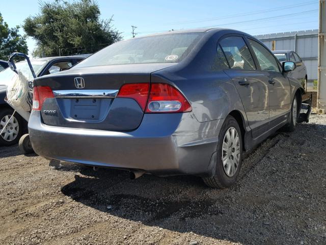 2HGFA1F33AH582379 - 2010 HONDA CIVIC VP SILVER photo 4