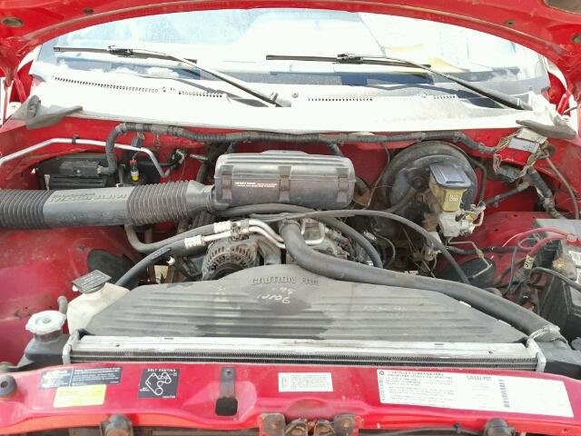 3B7HC13Y6SM100296 - 1995 DODGE RAM 1500 RED photo 7