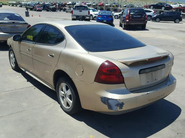 2G2WP522051162664 - 2005 PONTIAC GRAND PRIX GOLD photo 3
