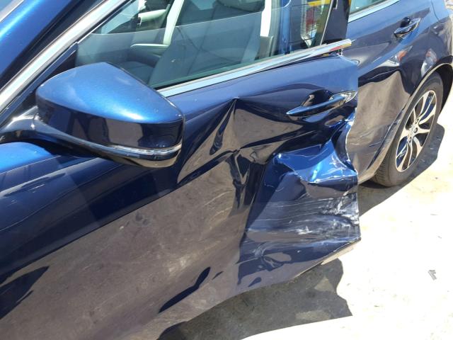 19UUB1F53GA006174 - 2016 ACURA TLX TECH BLUE photo 9
