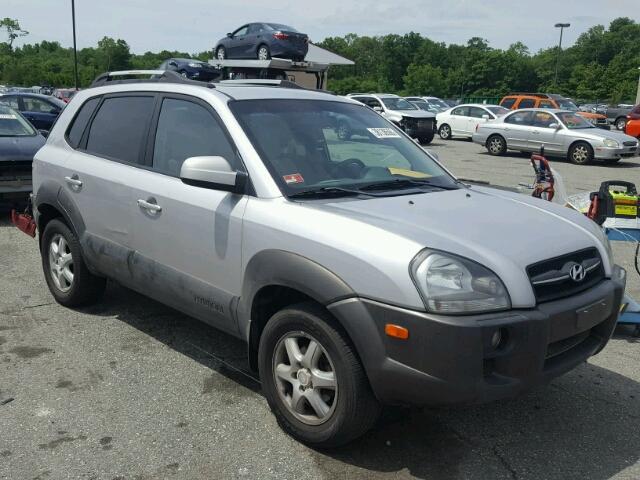 KM8JN12D25U081431 - 2005 HYUNDAI TUCSON GLS SILVER photo 1