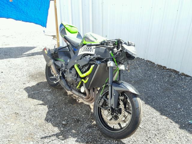 JKAZXCE1X8A002845 - 2008 KAWASAKI ZX1000 GREEN photo 1