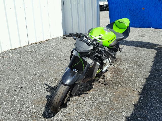 JKAZXCE1X8A002845 - 2008 KAWASAKI ZX1000 GREEN photo 2