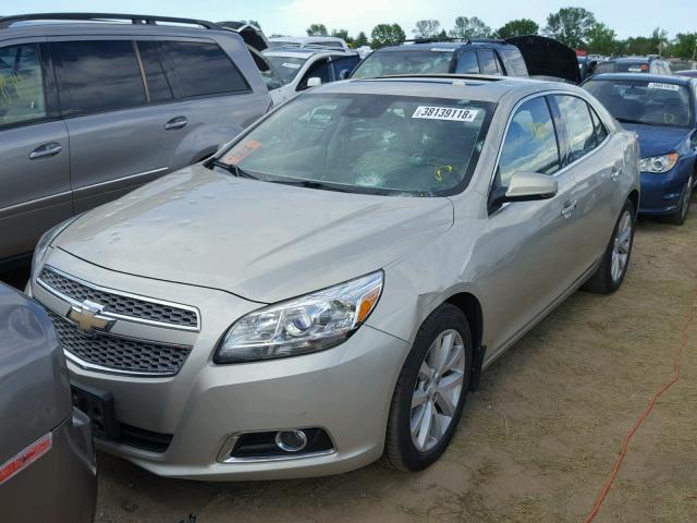 1G11H5SA9DF214691 - 2013 CHEVROLET MALIBU LTZ 银色 照片 2