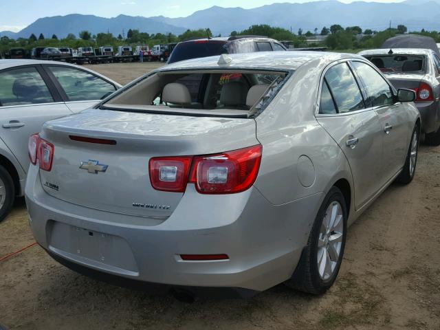 1G11H5SA9DF214691 - 2013 CHEVROLET MALIBU LTZ 银色 照片 4