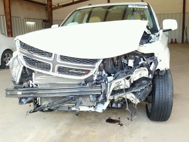 3C4PDCDG7ET181734 - 2014 DODGE JOURNEY LI WHITE photo 9