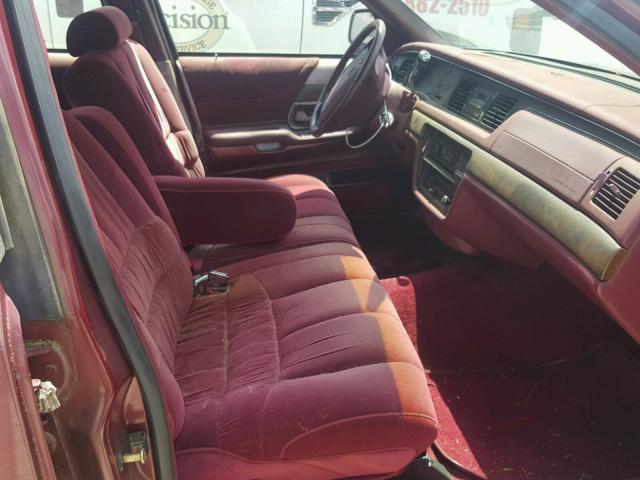 2FALP74W2PX129794 - 1993 FORD CROWN VICT MAROON photo 5