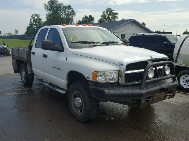 3D7KU28C14G209391 - 2004 DODGE RAM 2500 S WHITE photo 1