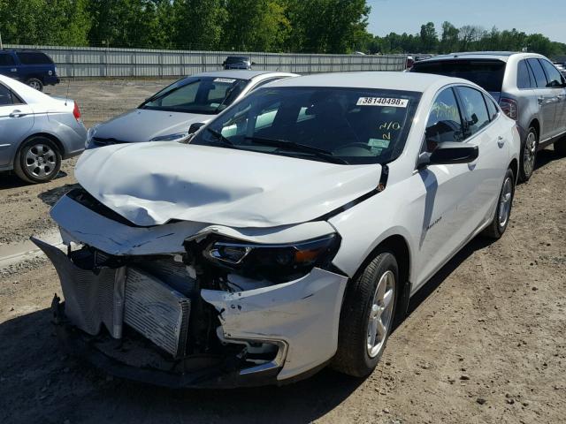 1G1ZB5ST7HF188295 - 2017 CHEVROLET MALIBU LS თეთრი ფოტო 2