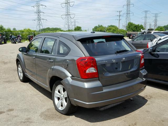 1B3CB3HA4BD216372 - 2011 DODGE CALIBER MA GRAY photo 3