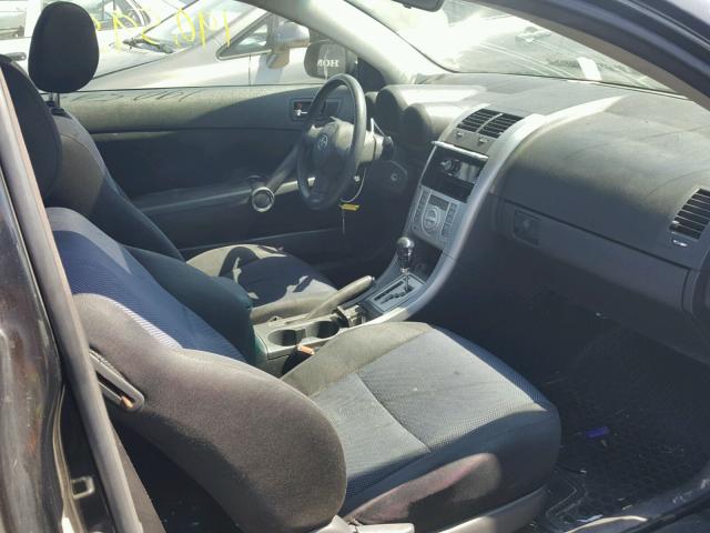 JTKDE177150017093 - 2005 TOYOTA SCION TC 黑色 照片 5